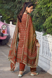 Premium Cotton Hand Block Print Casual Salwar Kameez